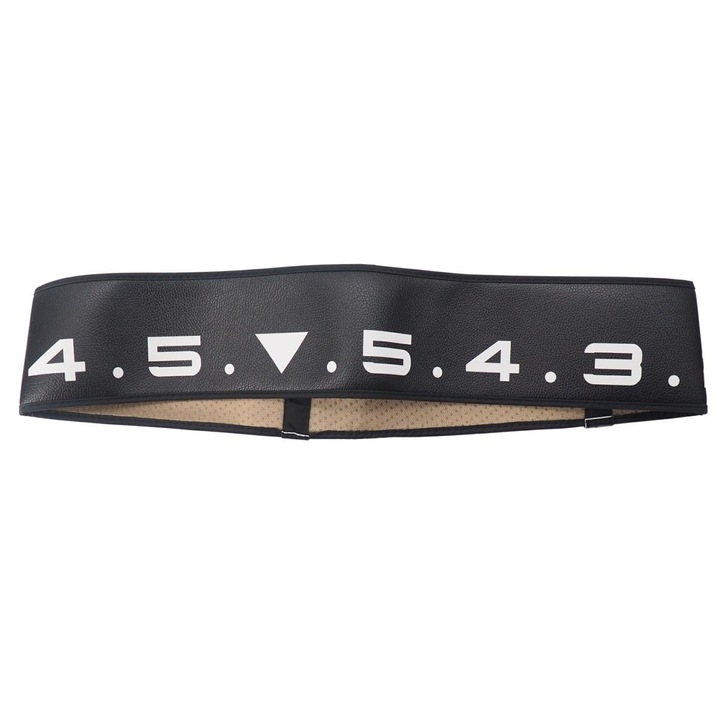 Husa volan Simoni Racing, piele ecologica, negru, 37-39x9cm
