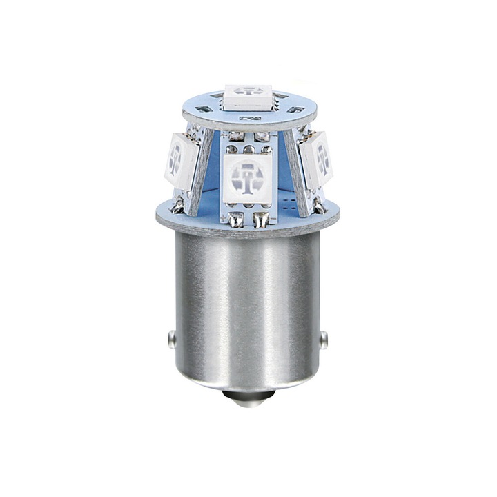 Set 20 becuri auto LED, Lampa, R5W BA15s 24/28V 40lm, multicolor, 18.8x32.7mm
