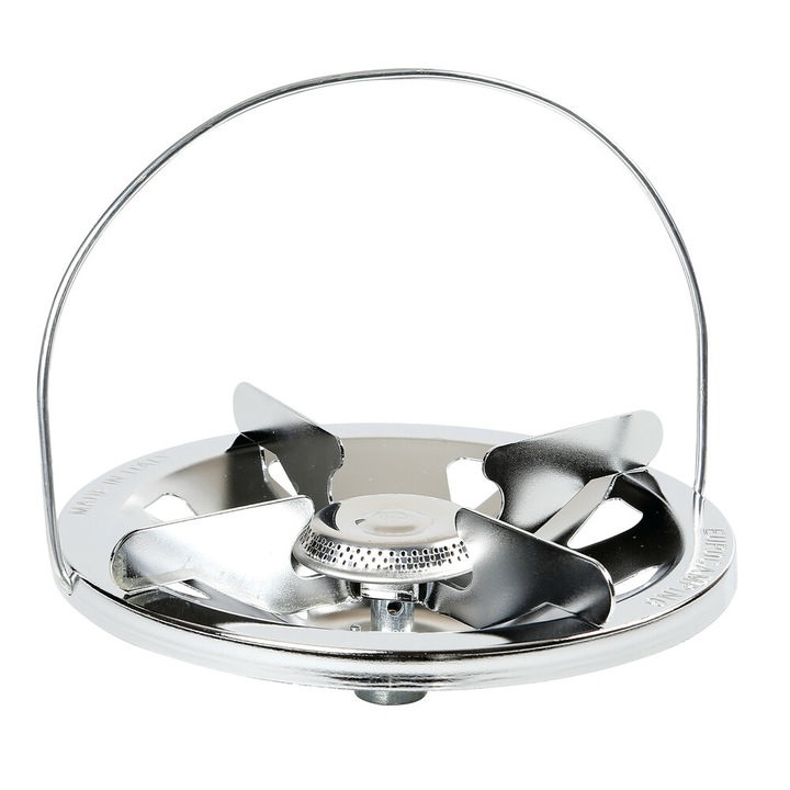 Arzator camping, Lampa, Pentru butelie GPL cu adaptor stanga W20 x 1/14'', Argintiu