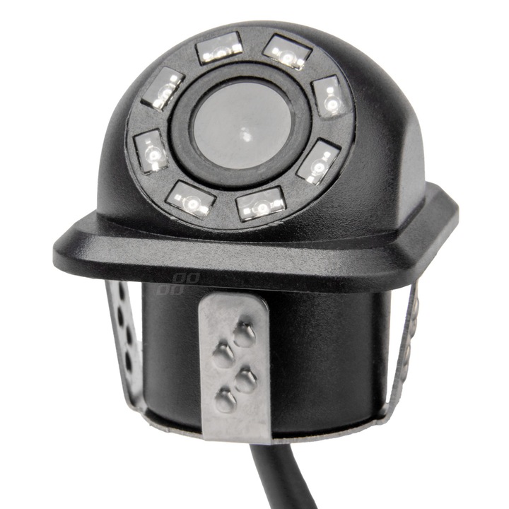 Camera de parcare AMiO HD-305, LED 12V, viziune nocturna, unghi 120°, IP67, 720p