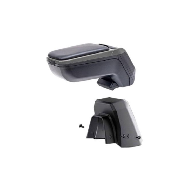 Комплект подлакътници за кола RATI Armster 2, Съвместим Ford Fiesta 2002-09/2005, Конзола с място за съхранение, Черен