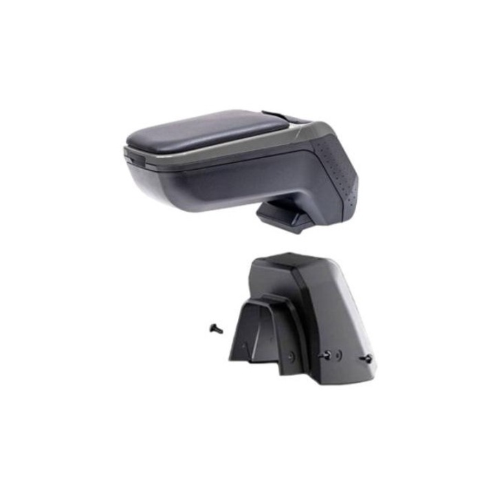 Set cotiera auto RATI ARMSTER 2, consola cu spatiu depozitare, negru, pentru FORD FOCUS 2015-2017