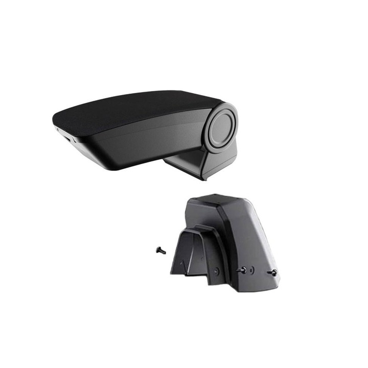 Set cotiera auto DACIA DUSTER 2018+, RATI ARMSTER 3, plastic si tesatura, negru