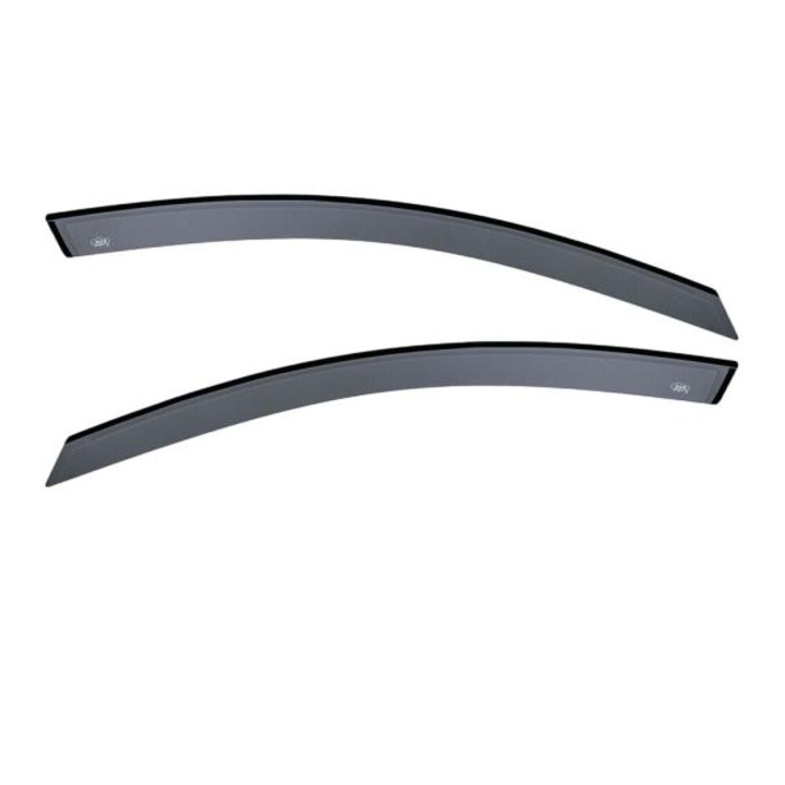 Set deflectoare DGA pentru JEEP WRANGLER JL IV 5D 2019+, Plexiglas, Protectie UV, Negru