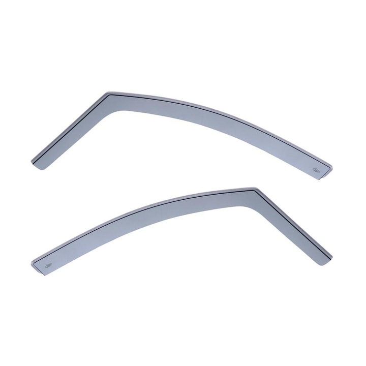 Set 2 Paravanturi auto DGA pentru CITROEN C3 III 5D 2017+, acrilic fumuriu, protectie UV
