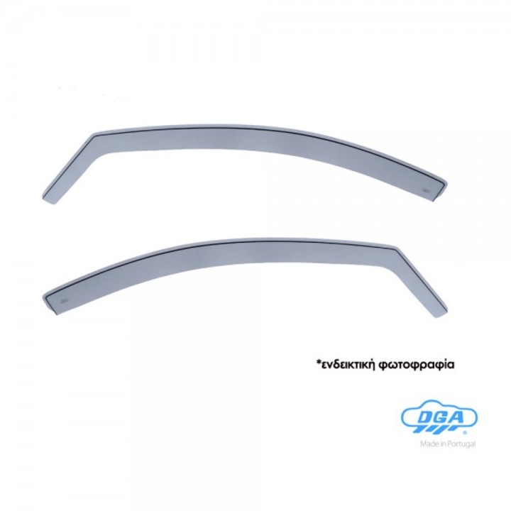 Set paravanturi auto DGA pentru Renault Captur 5D 2019+, acrilic, usor, 2 buc.