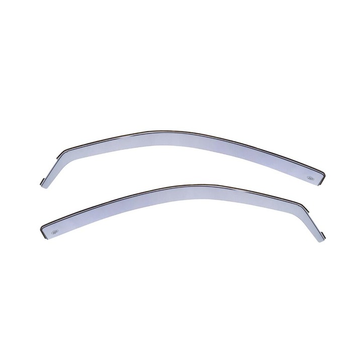 Set 2 Paravanturi auto DGA pentru NISSAN MICRA 3D 2003-2012, acrilic fumuriu, protectie UV
