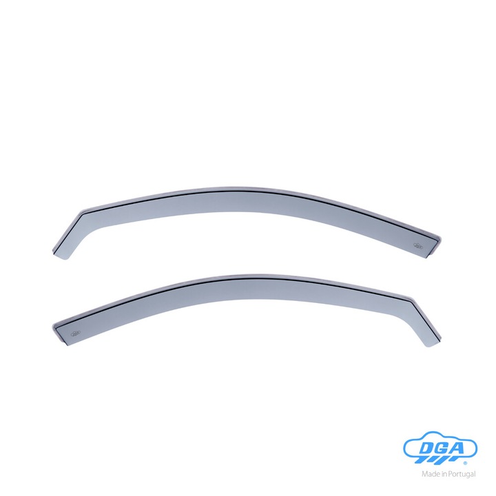 Set anemothraustes auto DGA pentru Audi A1 Sportback 5D 2012+, acrilic, 2 teme, transparent.