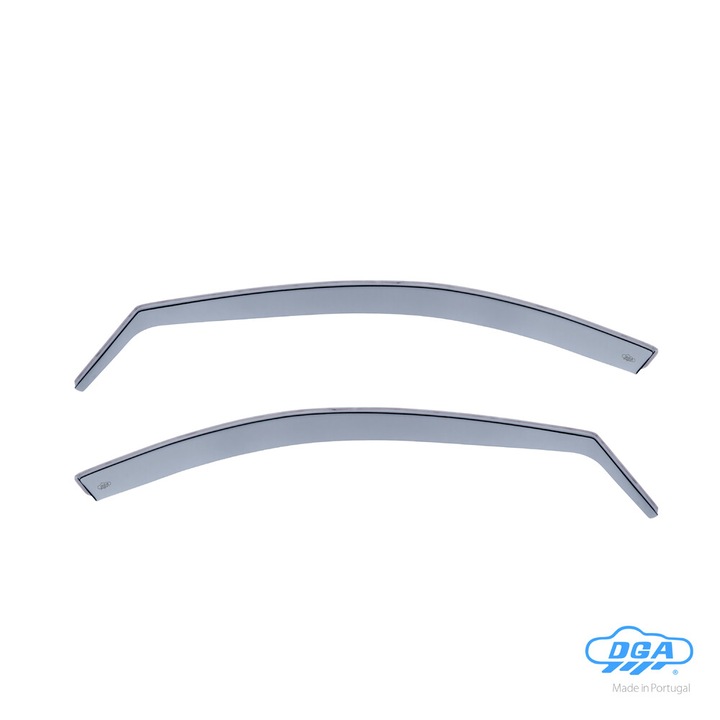 Set paravanturi auto DGA pentru Renault Laguna 4D/5D 2001+, acrilic, 2 teme, transparent
