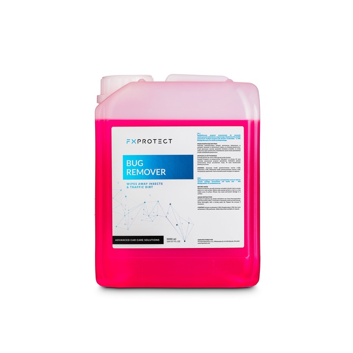 Produs curatare exterior auto, FX Protect, Bug Remover, 5L, biodegradabil, miros de cirese