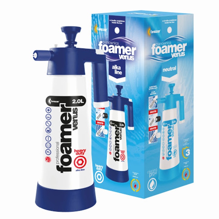 Kwazar Venus Super Foamer 2l habosító oldat, 3 habgyűrű