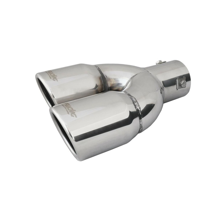 Ornament teava esapament Simoni Racing, crom, 165x77x235mm