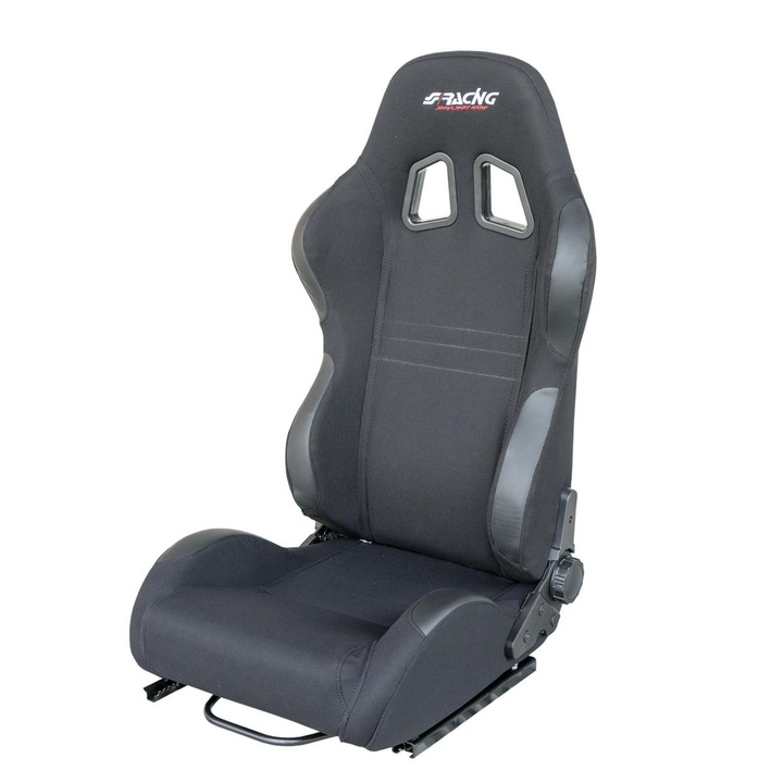 Scaun auto Simoni Racing, JENSON, Rabatabil, Negru