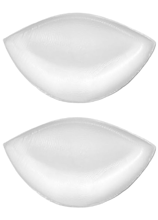 1 pár Wieysdoo push up melltartó betétből álló készlet, Szilikon, Újrafelhasználható, Kivehető, 14 x 9 x 2,5 cm, Átlátszó fehér