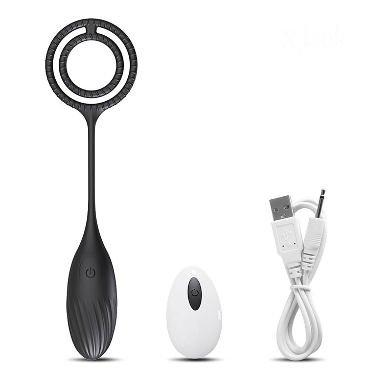 Alwup anális játék, prosztata masszírozó, 12 vibrációs mód, USB újratölthető, többfunkciós, fekete