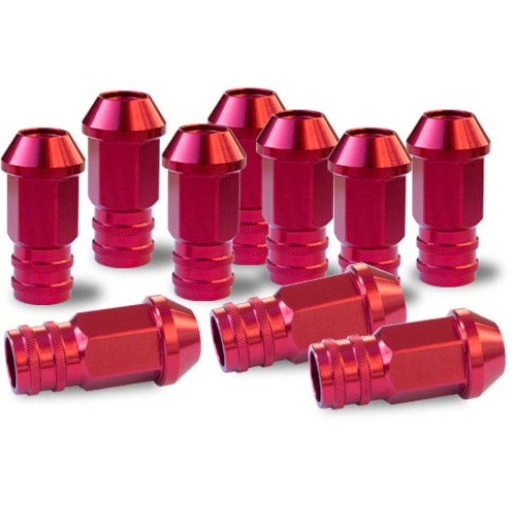 Set suruburi Simoni Racing, 12x1.25mm, Rosu