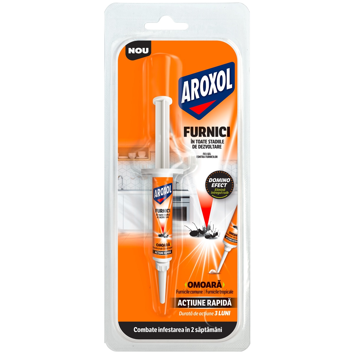Insecticid gel impotriva furnicilor Aroxol, seringa, 7g - eMAG.ro