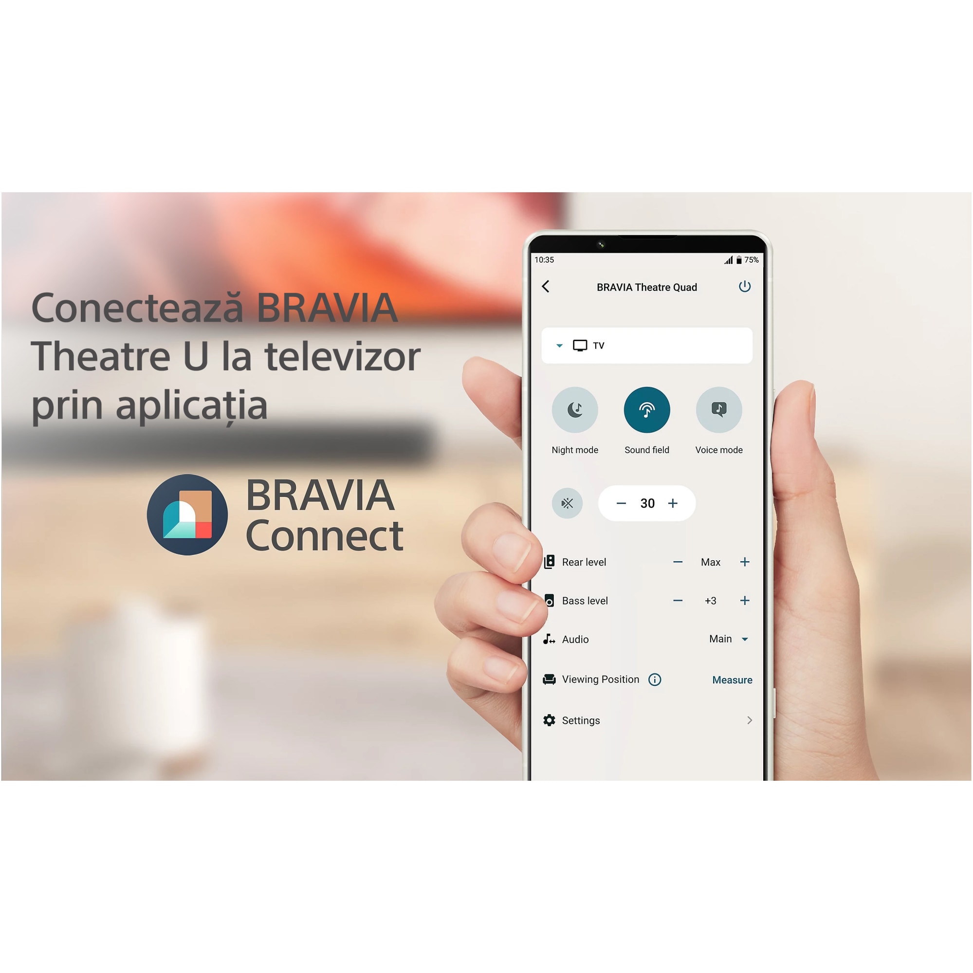 Boxa portabila wireless Sony BRAVIA Theatre U HT-AN7, Bluetooth
