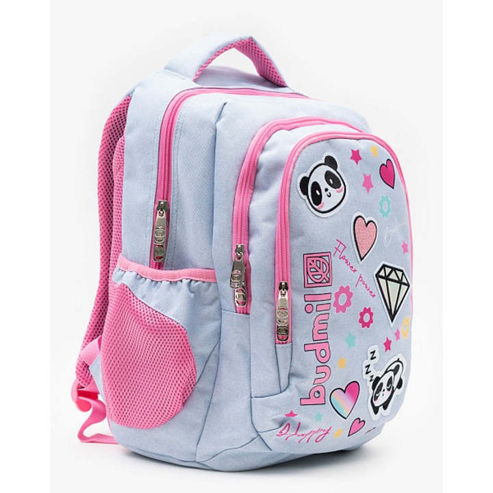 Budmil ergonomikus iskolatáska hátizsák - Panda Love