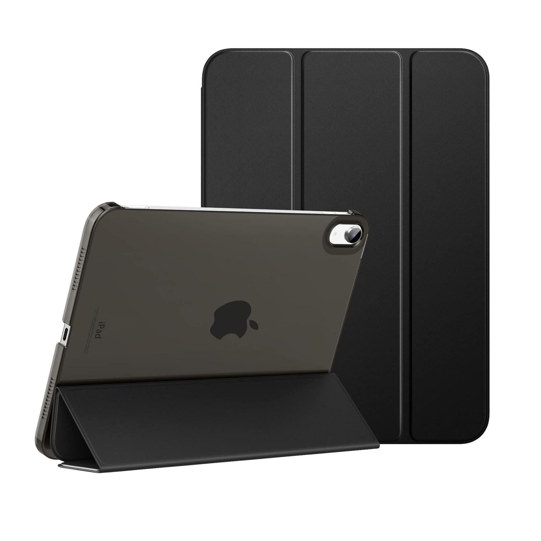 Husa protectie tip flip pentru iPad Mini 6/7, Model Carte, Negru