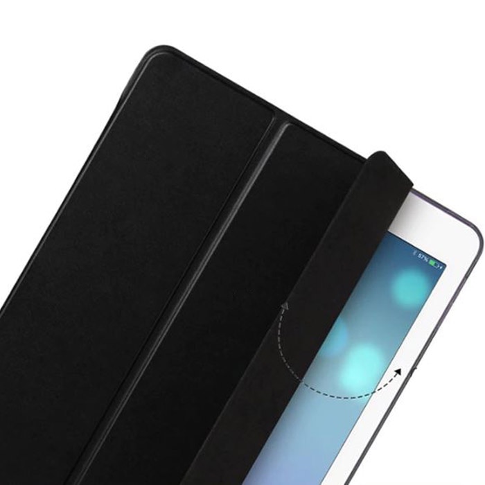 Husa protectie tip flip pentru iPad Mini 6/7, Model Carte, Negru