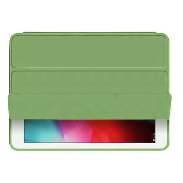 Husa protectie tip flip pentru iPad Mini 4/5, Model Carte, Verde