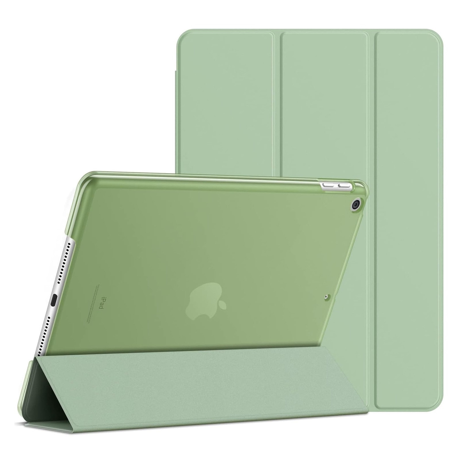 Husa protectie tip flip pentru iPad Mini 4/5, Model Carte, Verde