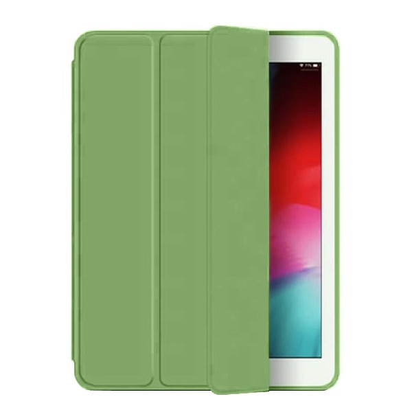 Husa protectie tip flip pentru iPad Mini 4/5, Model Carte, Verde