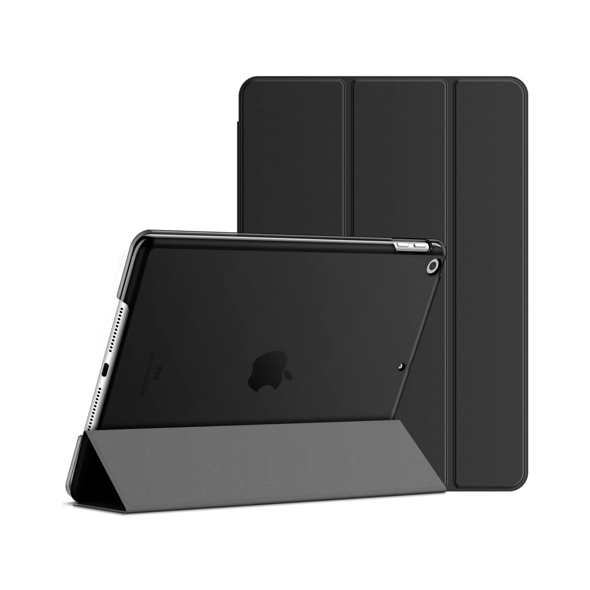 Husa protectie tip flip pentru Air 4/5 (2020/2022) pentru Pro 2018, Ecran 11 inch, Carte, Negru