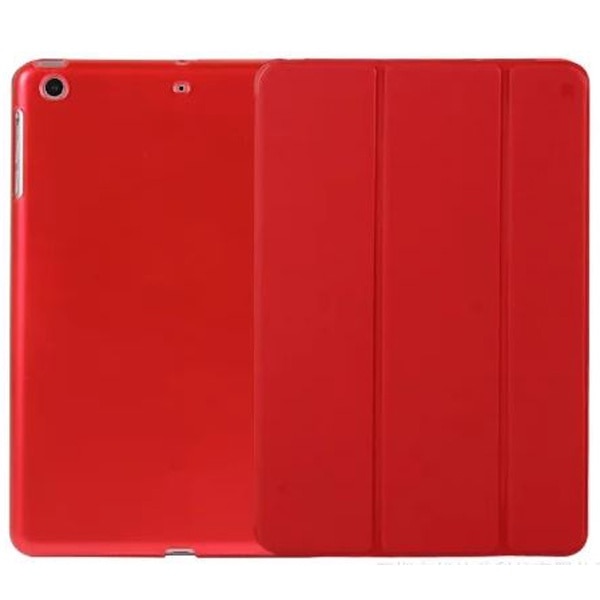 Husa protectie tip flip, iPad 5/6, 9.7 inch, Model Carte, Rosu