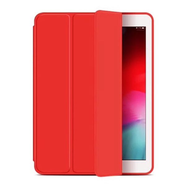 Husa protectie tip flip, iPad 5/6, 9.7 inch, Model Carte, Rosu