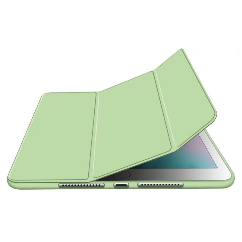 Husa protectie tip flip pentru iPad Mini 6/7, Model Carte, Verde Fistic