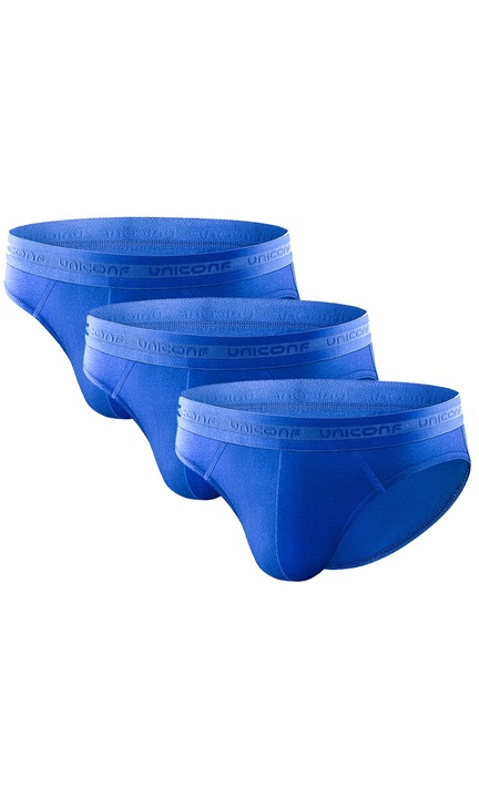 Set 3 buc chiloti PB05,Uniconf, Albastru