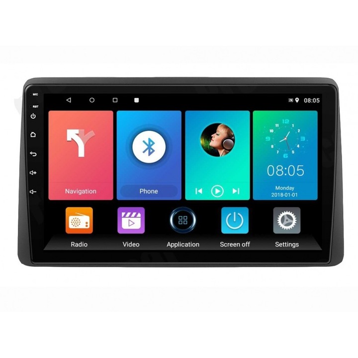 Multimédia navigációval ZT, DACIA DUSTER / RENAULT ARKANA 2018-2022-hez - 10'', 4+2+16, 9467