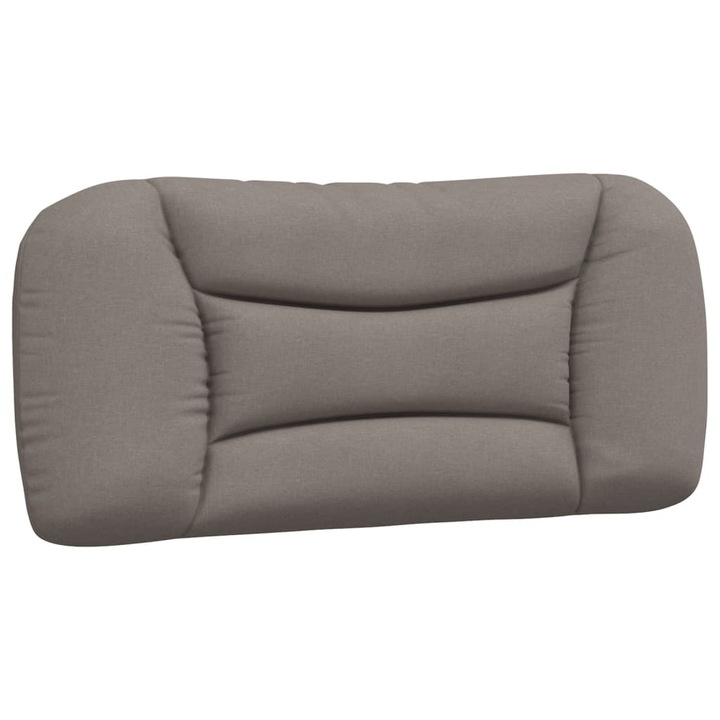 Perna pentru tablie de pat vidaXL, gri taupe, 90 cm, material textil, 2.3 Kg