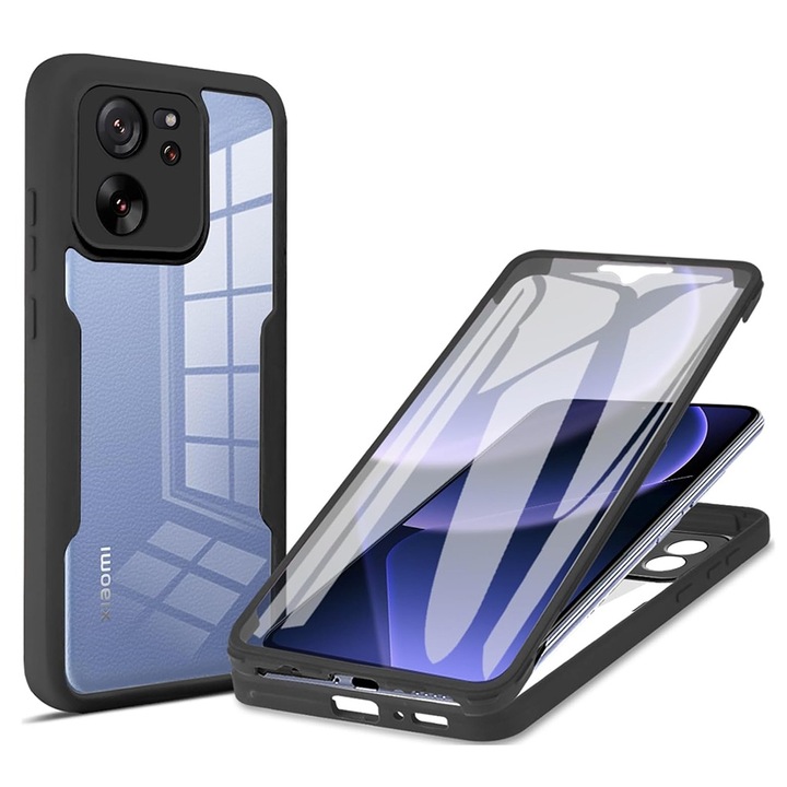 Калъф за Xiaomi 13T / 13T Pro + Foil Techsuit ColorVerse 360 Series Black