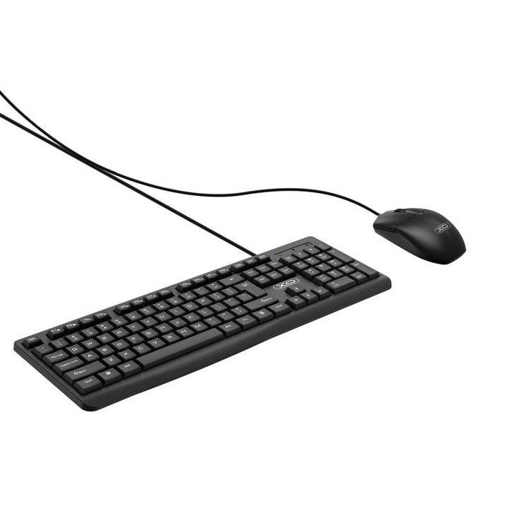 Комплект клавиатура и мишка XO KB-03, черен
