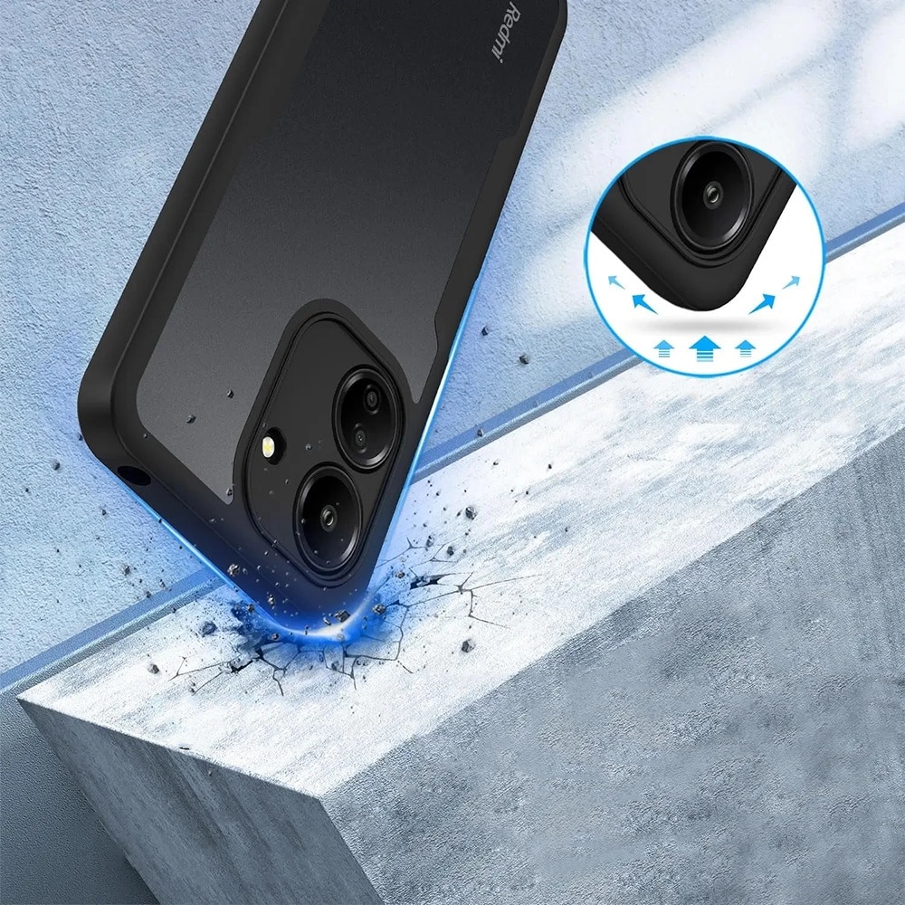 Husa pentru Xiaomi Redmi 13C 4G / Poco C65 + Folie Techsuit ColorVerse 360 Series Black