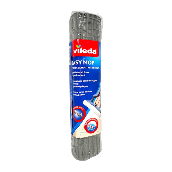 Резервна гъба за моп Vileda, Тип пеперуда, Easy mop, 1 брой