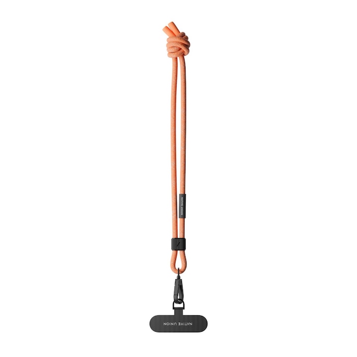 Univerzális iPhone nyakpánt, Native Union City Grip, 100% újrahasznosított PET, 30 cm, barackszínű