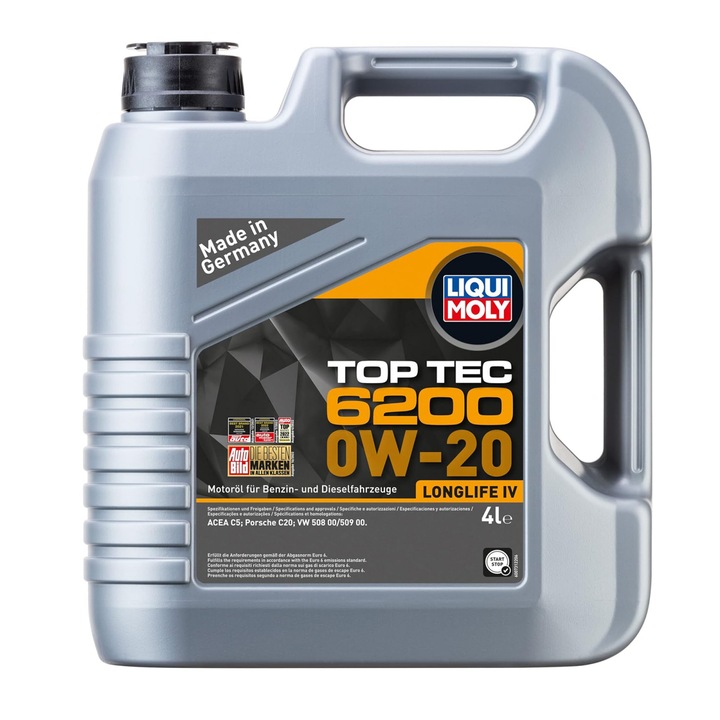 Ulei Liqui Moly Top Tec 6200 LL IV 0W20 4 litri