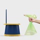 Olita portabila multifunctionala, Chigoods, Cu sezut ergonomic si spatar inalt, pliabila, Potrivita pentru antrenamentul copiilor, Material ABS, Pentru camping, Activitati in aer liber si utilizare in interior, Albastru marin