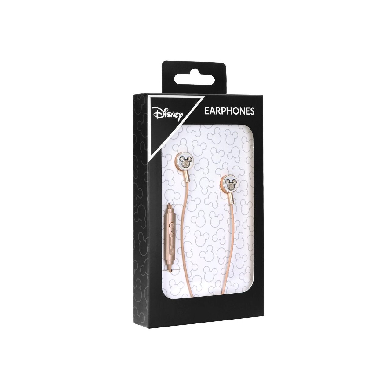 Casti Disney Mickey Head Contour Jack 3.5mm, Auriu