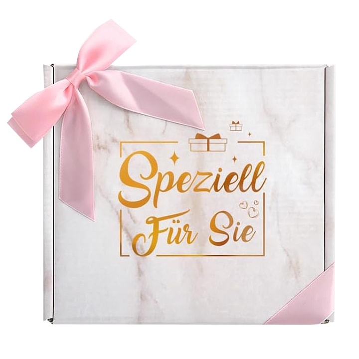 Подаръчен комплект за майка, състоящ се от порцеланова чаша за кафе, 1 дълга чаена лъжичка, 1 розова бомба за баня, 1 свещ с аромат на роза, MUJUZE