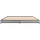 Cadru de pat vidaXL, gri sonoma, 150x200 cm, lemn prelucrat si metal 23.7 kg 845144