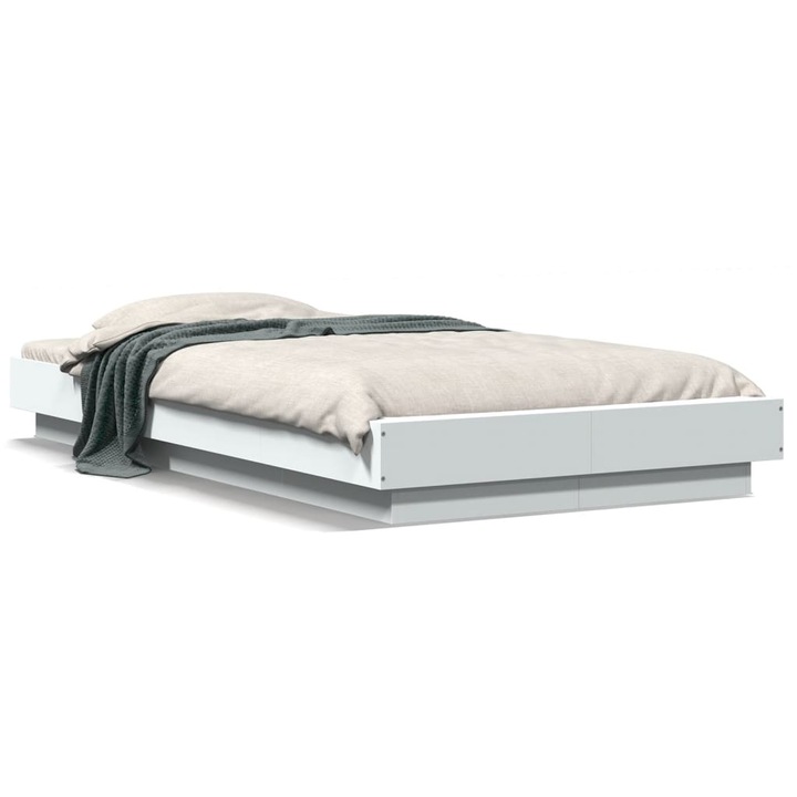 vidaXL fehér szerelt fa ágykeret 90 x 200 cm 20.9 kg 3281210