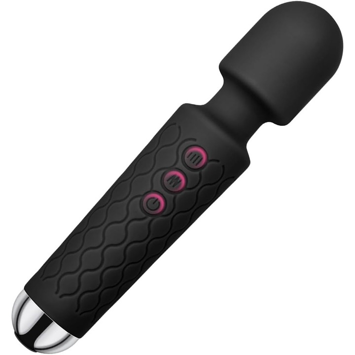 Масажор за тяло JENUOS, 8 скорости, 20 режима, USB, Черен