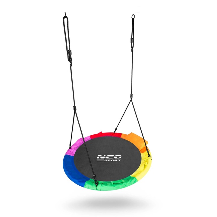 Люлка гнездо за деца XXL 120 см 150 кг Neo-Sport, Многоцветен