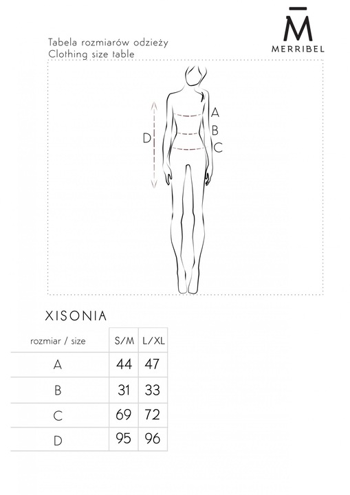 Рокля, Merribel, Xisonia 2052, Полиестер, Многоцветна, L-XL