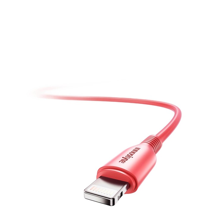 Innostyle Jazzy Usb-C Lightning Mfi Gyors Töltőkábel Iphone Kevlár 1M Piros